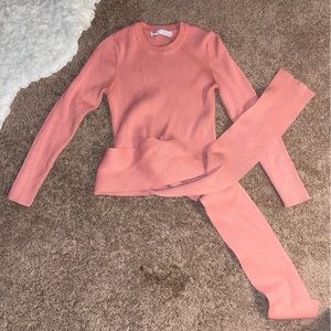 Ribbed Zara Cross Over Long Sleeve